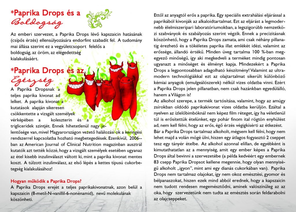 A Paprika Drops és a Boldogság