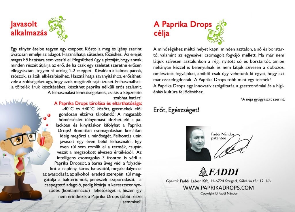 Paprika Drops Javasolt Alkalmazás
